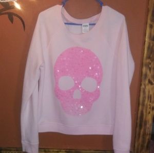 Victoria's Secret PINK skull sweatshirt
